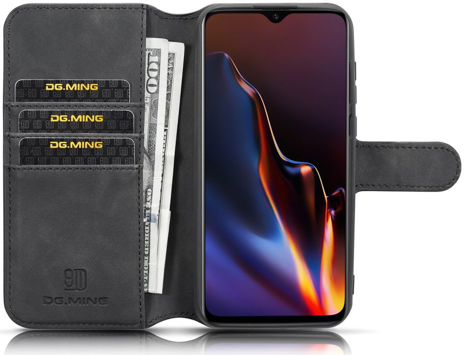 Huawei Y5 2019 Portemonnee Hoesje Zwart afbeelding 1