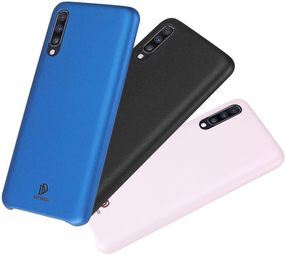 Dux Ducis Skin Lite Kunstleren Coating Hoesje Samsung Galaxy A70 Zwart afbeelding 6