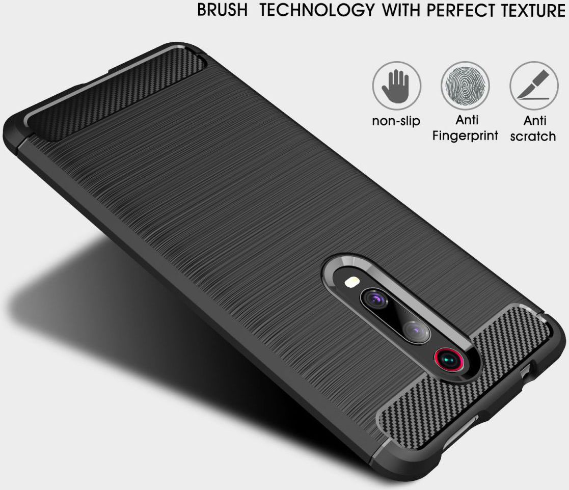 Xiaomi Mi 9T Geborsteld TPU Hoesje Blauw afbeelding 4