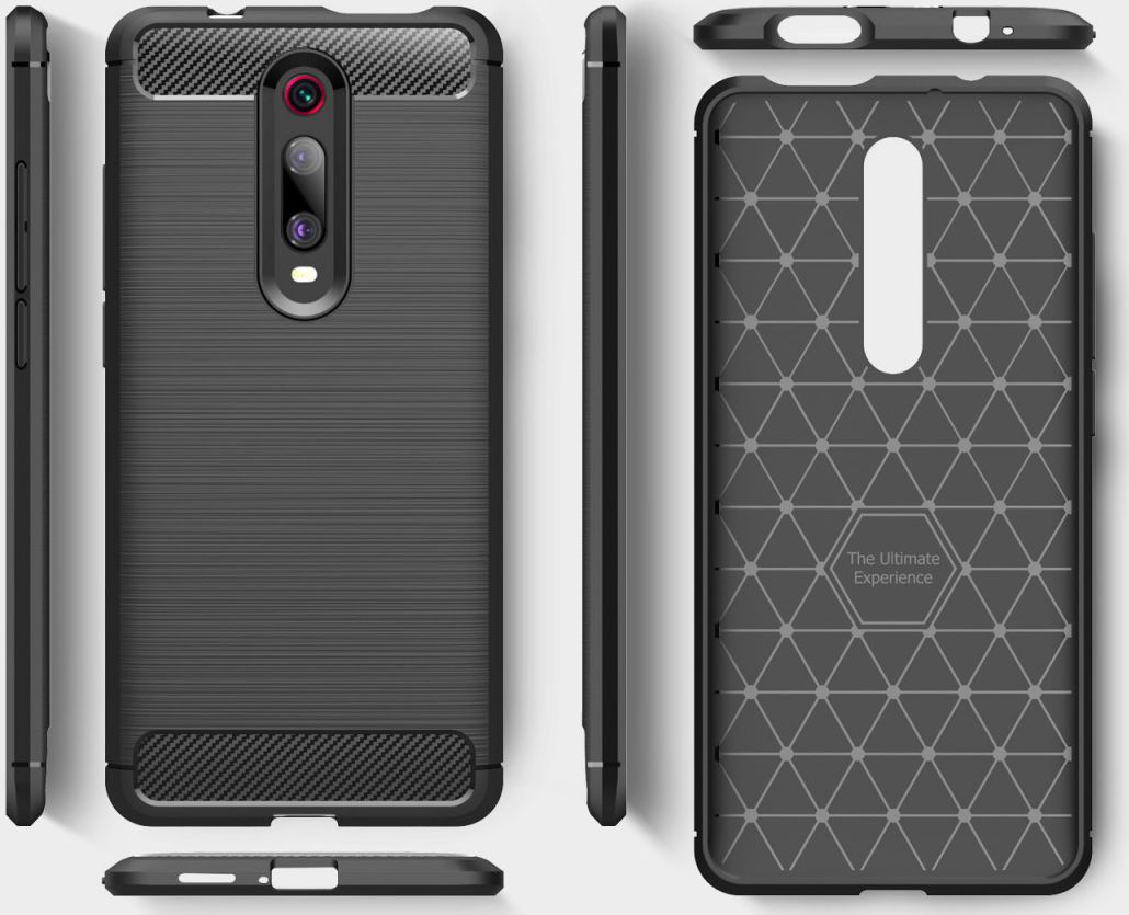 Xiaomi Mi 9T Geborsteld TPU Hoesje Blauw afbeelding 6