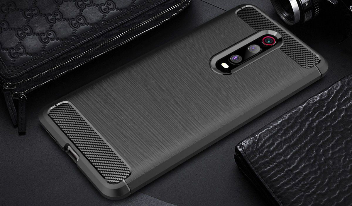 Xiaomi Mi 9T Geborsteld TPU Hoesje Zwart afbeelding 7