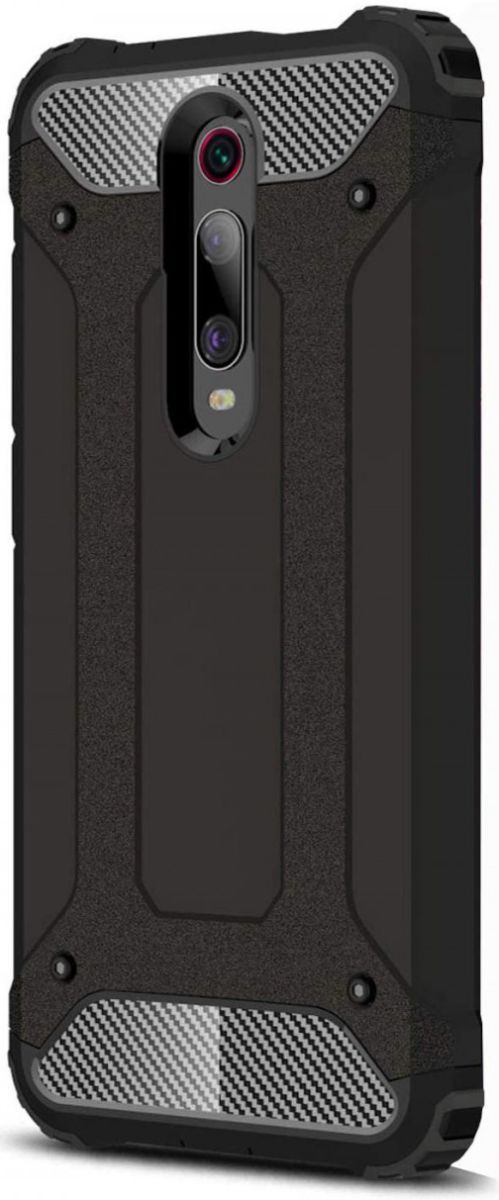 Xiaomi Mi 9T Hybride Hoesje Zwart afbeelding 2