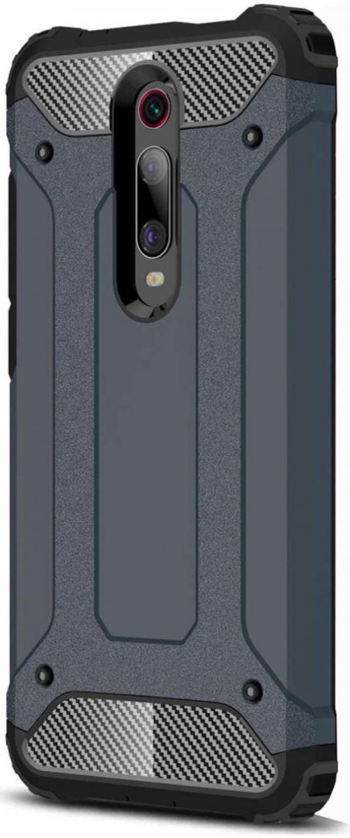 Xiaomi Mi 9T Hybride Hoesje Donker Blauw afbeelding 2