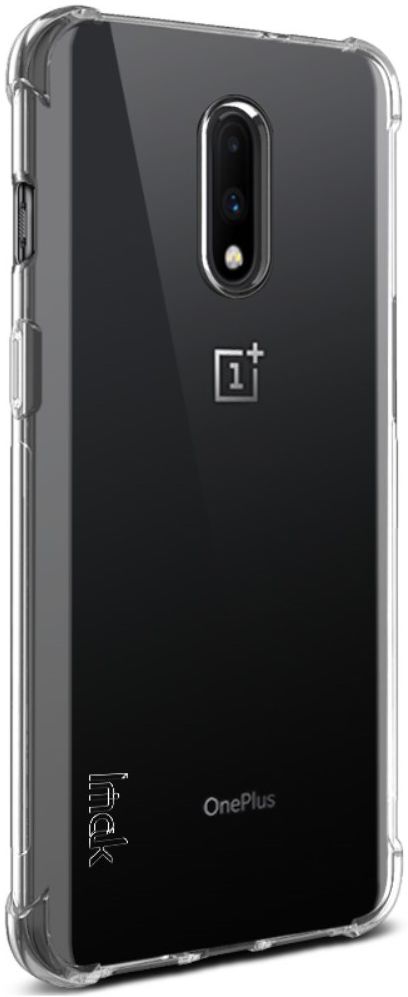 IMAK OnePlus 7 Hoesje Flexibel TPU met Screenprotector Transparant afbeelding 4