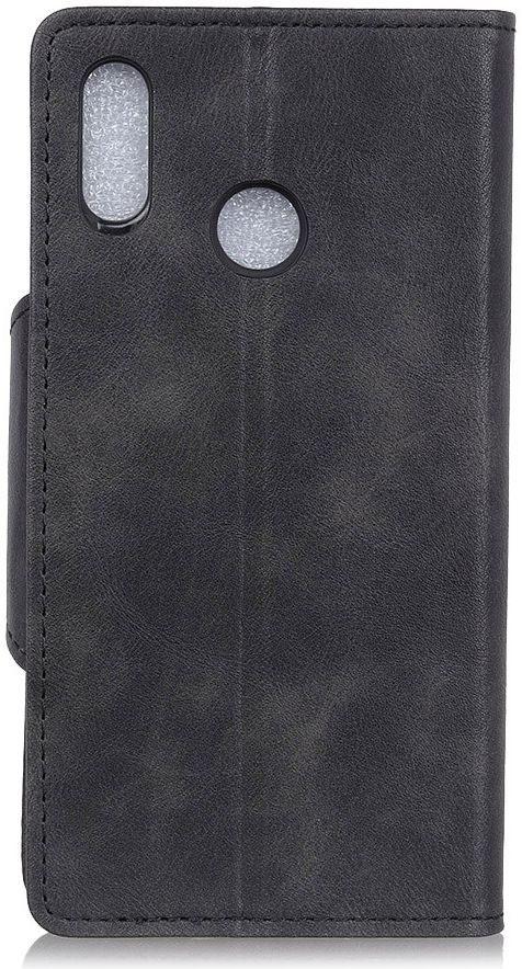 Motorola One Vision Vintage Portemonnee Hoesje Zwart afbeelding 3