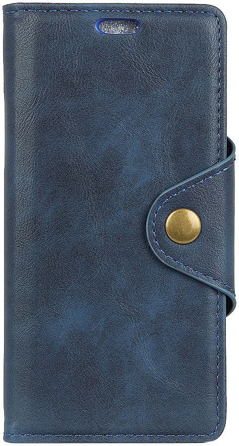 Motorola One Vision Vintage Portemonnee Hoesje Blauw afbeelding 2