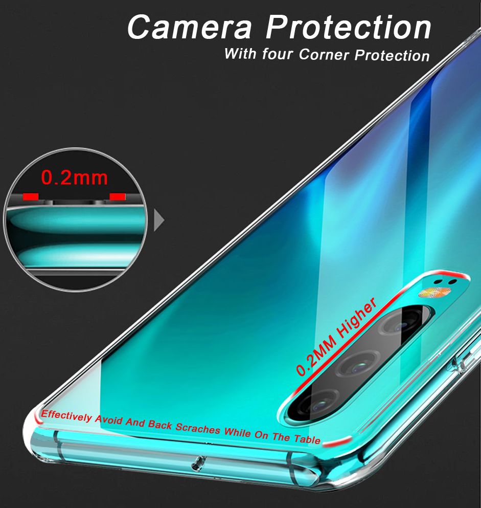 Huawei P30 Hoesje Dun TPU Transparant afbeelding 4