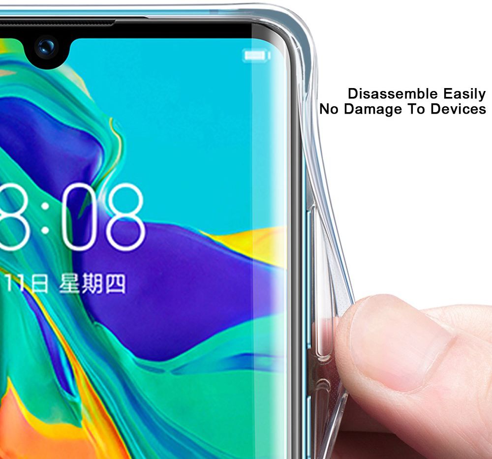 Huawei P30 Hoesje Dun TPU Transparant afbeelding 5