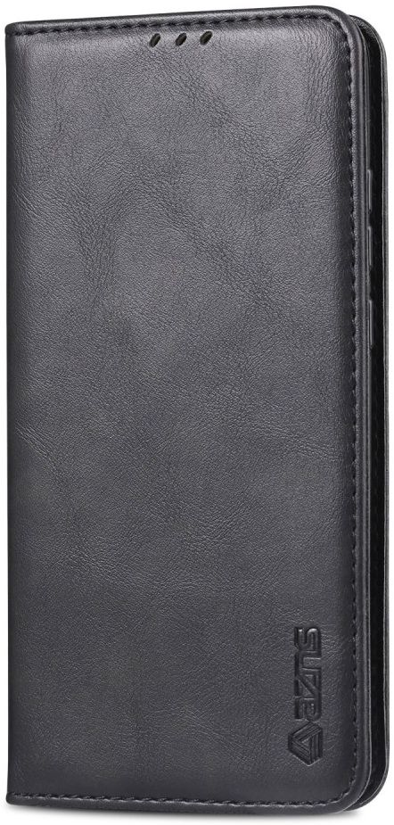 AZNS Retro Huawei Y7 (2019) Portemonnee Stand Hoesje Zwart afbeelding 2