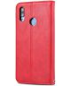 AZNS Retro Huawei Y7 (2019) Portemonnee Stand Hoesje Rood