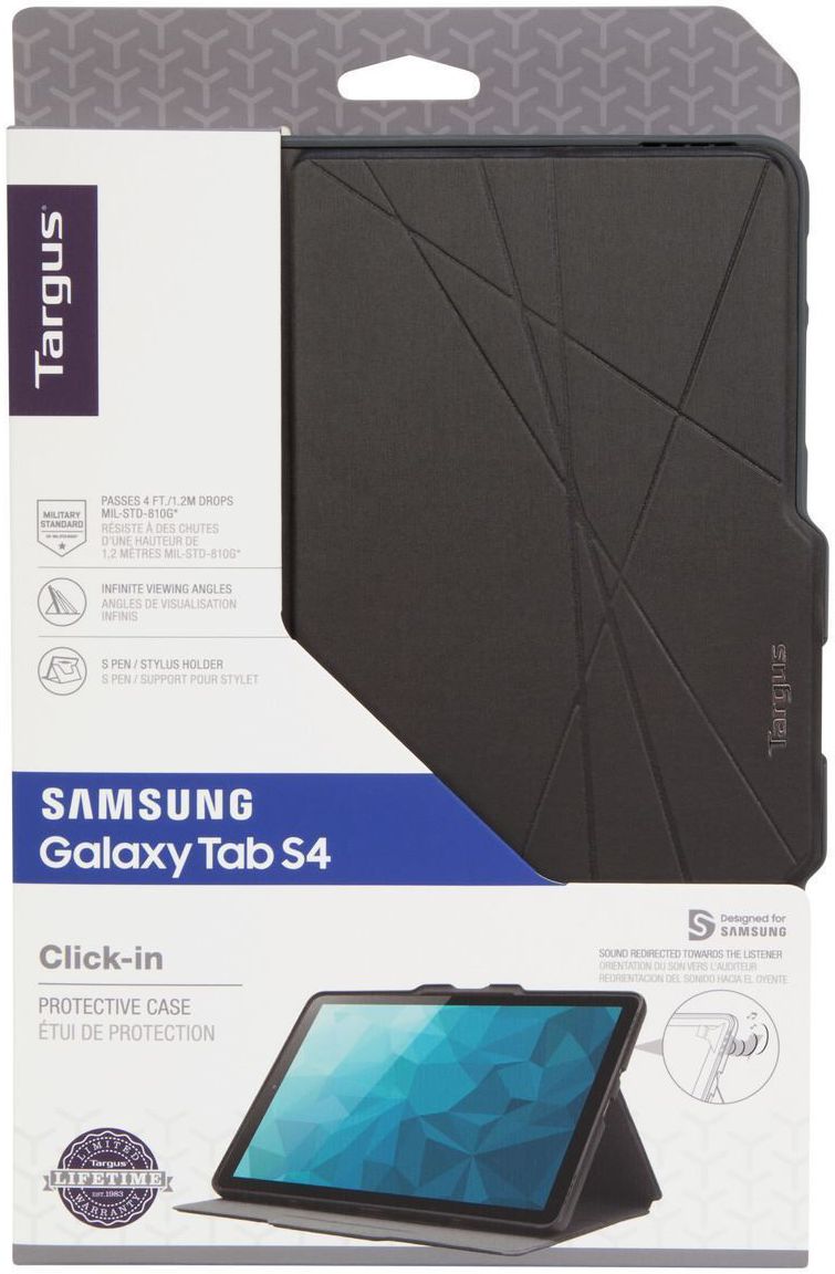 Targus Click-In Samsung Galaxy Tab S4 10.5 Hoes Zwart afbeelding 12