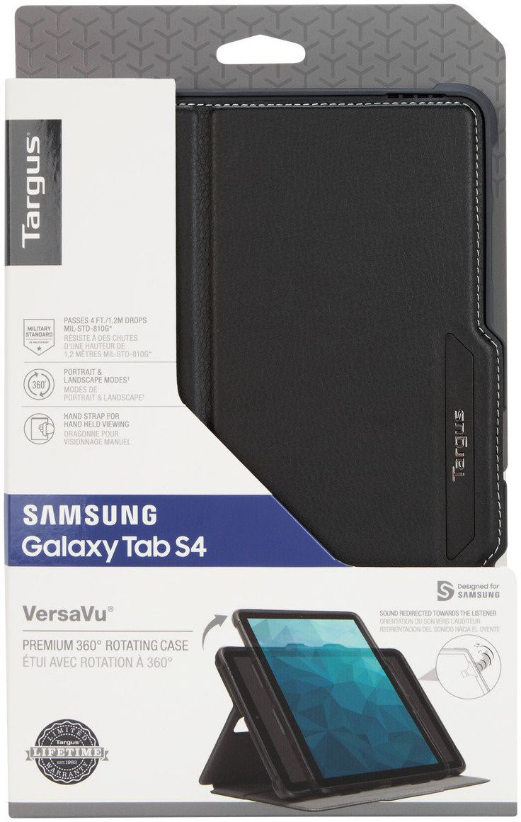 Targus VersaVu Samsung Galaxy Tab S4 10.5 360° Draaibare Hoes Zwart afbeelding 15