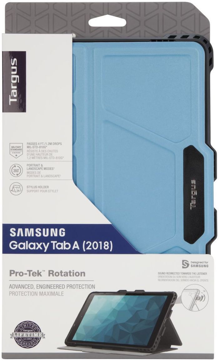 Targus Pro-Tek Samsung Galaxy Tab A 10.5 360° Draaibare Hoes Blauw afbeelding 13