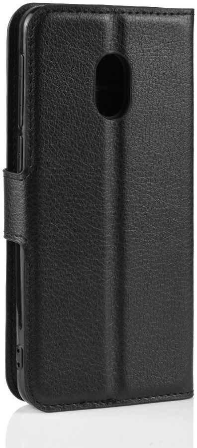 Alcatel 1C 2019 Portemonnee Hoesje Lychee Zwart afbeelding 4