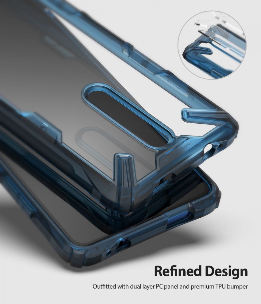 Ringke Fusion X Xiaomi Redmi Mi 9T Hoesje Blauw afbeelding 3
