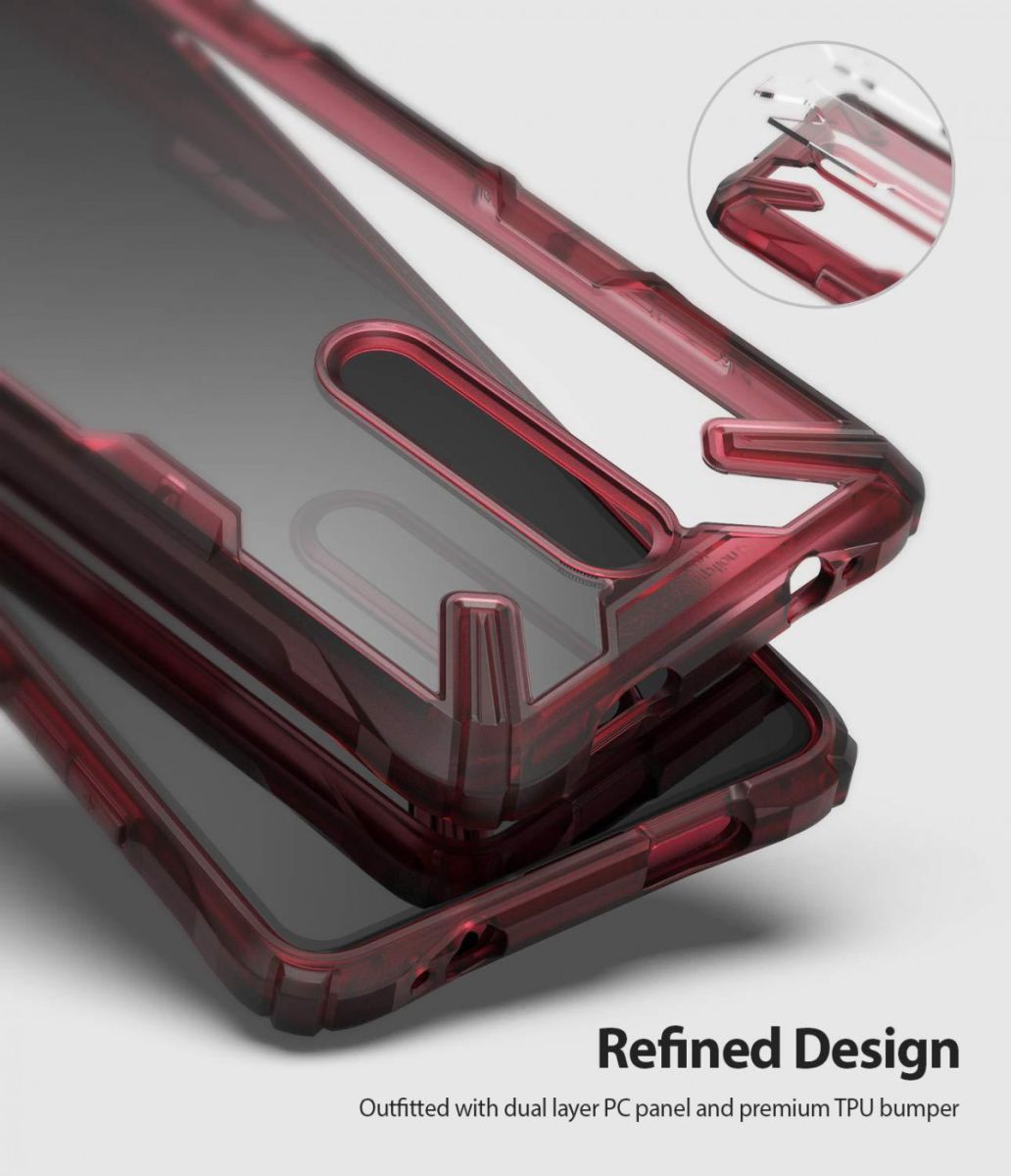 Ringke Fusion X Xiaomi Redmi Mi 9T Hoesje Rood afbeelding 2
