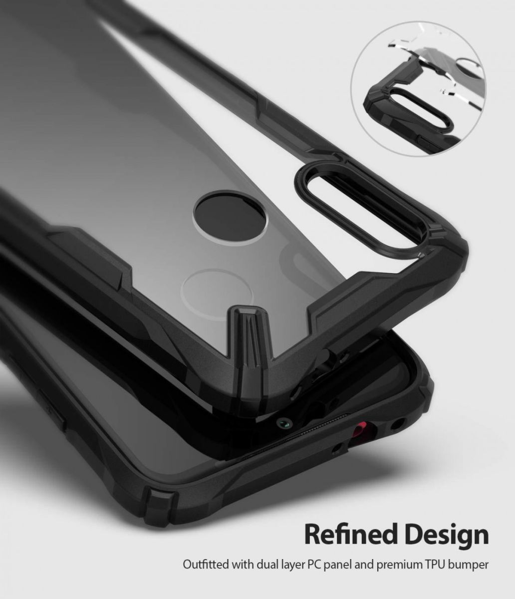Ringke Fusion X Xiaomi Redmi Note 7 Hoesje Zwart afbeelding 2