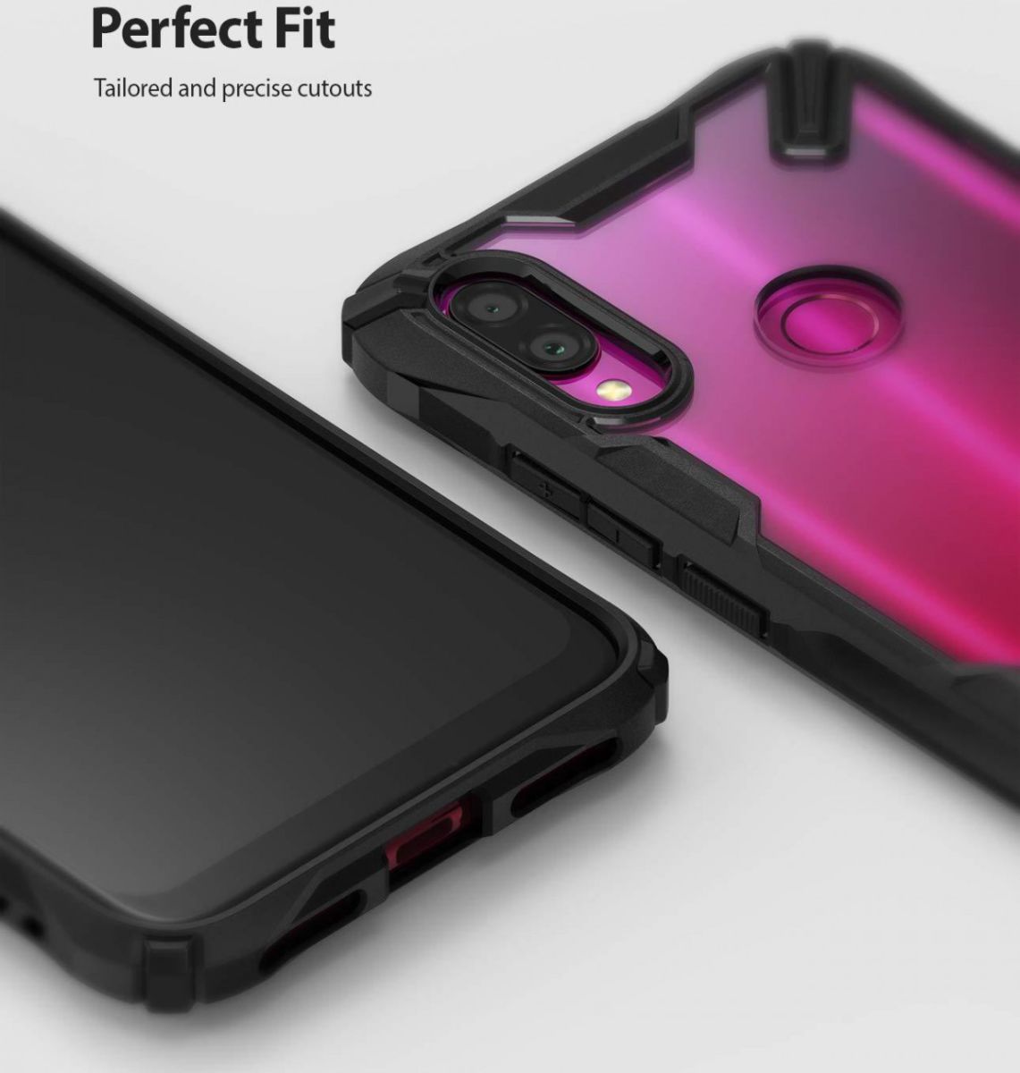 Ringke Fusion X Xiaomi Redmi Note 7 Hoesje Zwart afbeelding 6