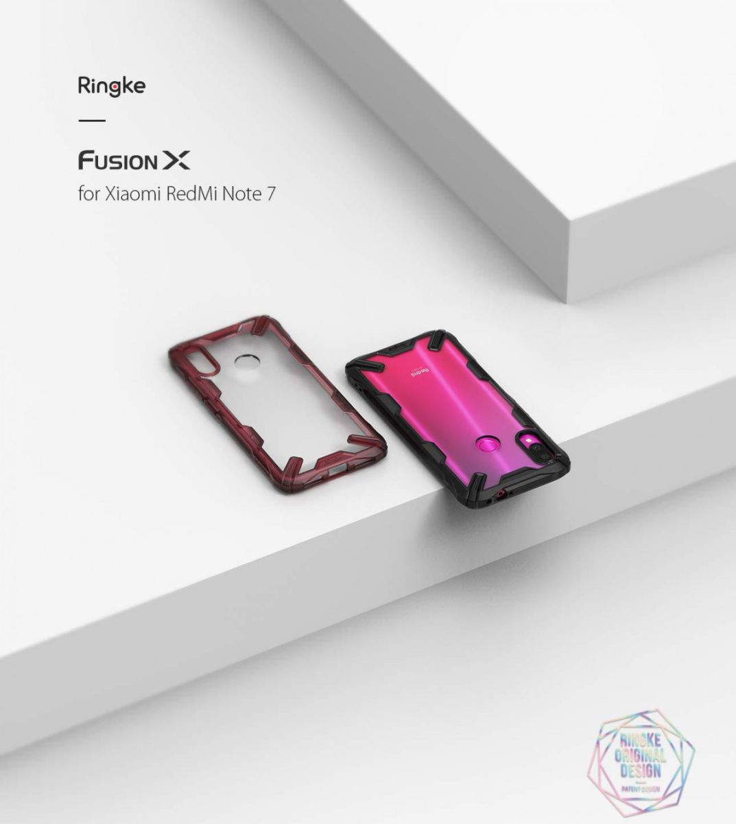 Ringke Fusion X Xiaomi Redmi Note 7 Hoesje Zwart afbeelding 7