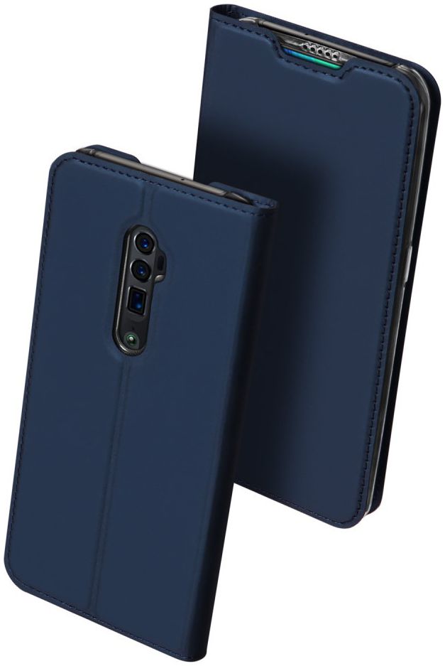 Dux Ducis Oppo Reno 10X Zoom Bookcase Hoesje Blauw afbeelding 12