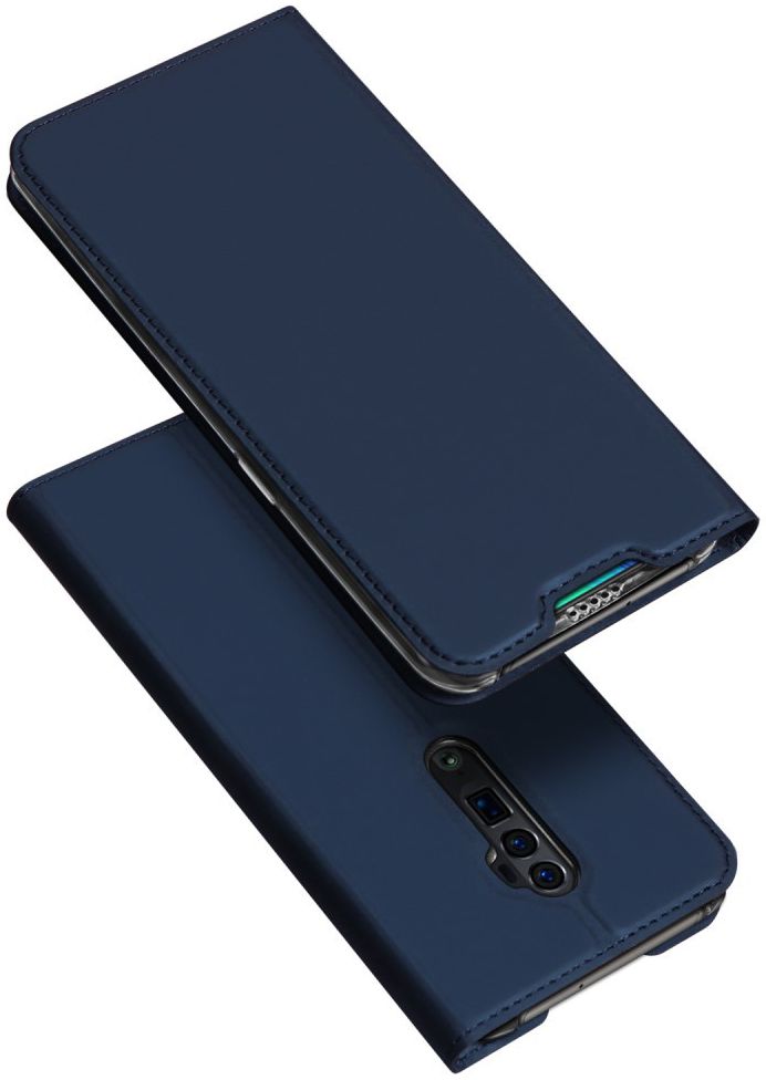 Dux Ducis Oppo Reno 10X Zoom Bookcase Hoesje Blauw afbeelding 5