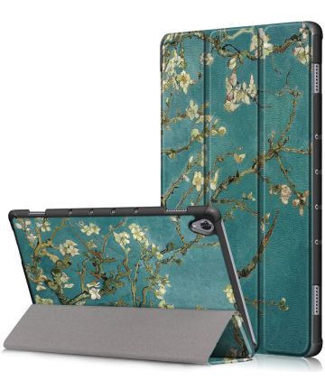 Huawei Mediapad M6 10.8 Tri-Fold Print Hoesje met Print Blossom Hoesjes