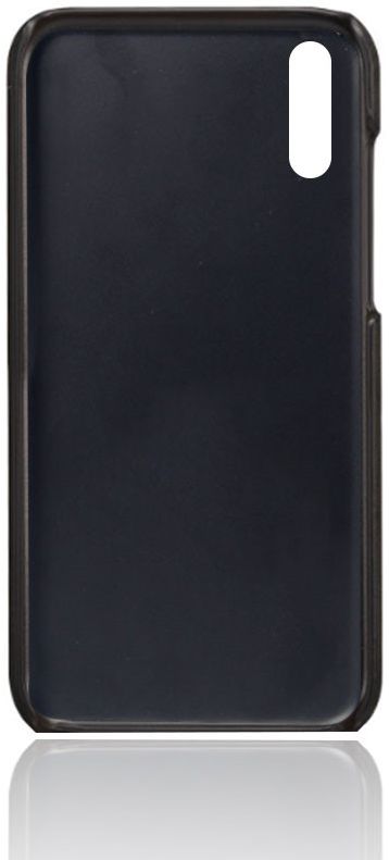 Huawei P30 Back Cover met Kunstlederen Coating Zwart afbeelding 4
