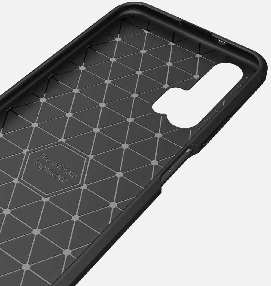 Huawei Honor 20 Pro Geborsteld TPU Hoesje Rood afbeelding 8