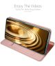 Dux Ducis Honor 20 Pro Bookcase Hoesje Roze Goud