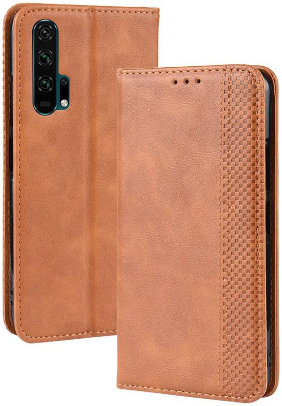 Honor 20 Pro Vintage Portemonnee Hoesje Bruin afbeelding 2