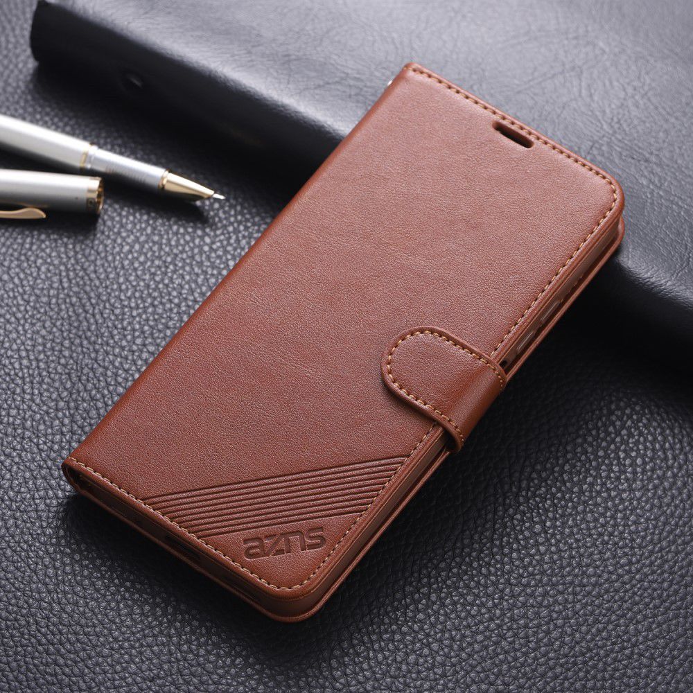 AZNS Honor 20 Pro Portemonnee Stand Hoesje Bruin afbeelding 10