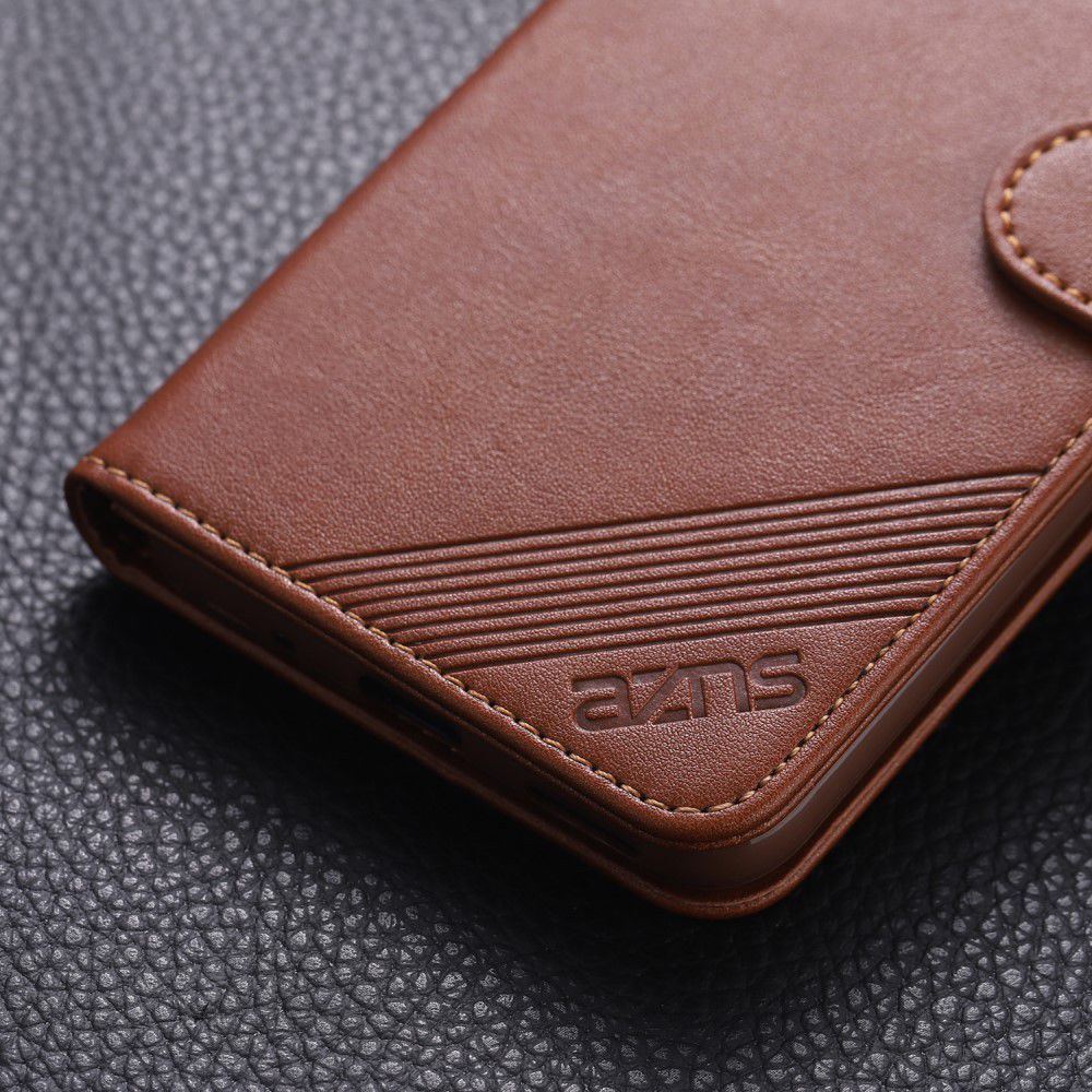 AZNS Honor 20 Pro Portemonnee Stand Hoesje Bruin afbeelding 15