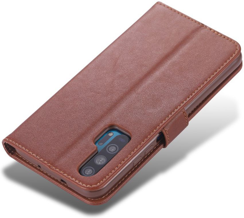 AZNS Honor 20 Pro Portemonnee Stand Hoesje Bruin afbeelding 7