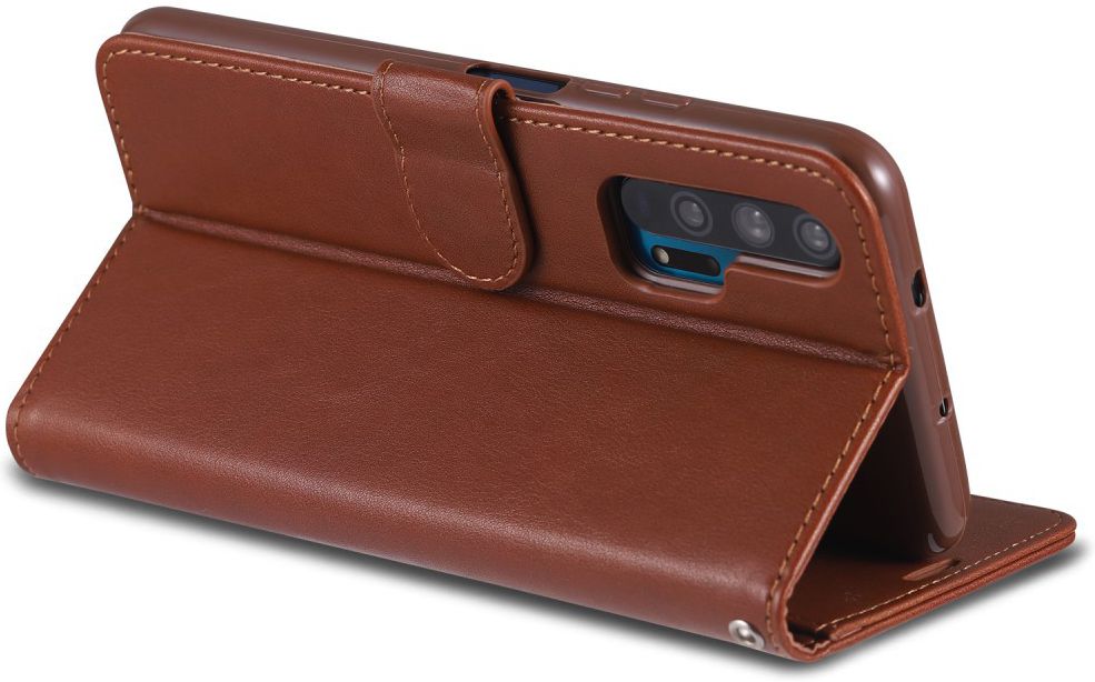 AZNS Honor 20 Pro Portemonnee Stand Hoesje Bruin afbeelding 8