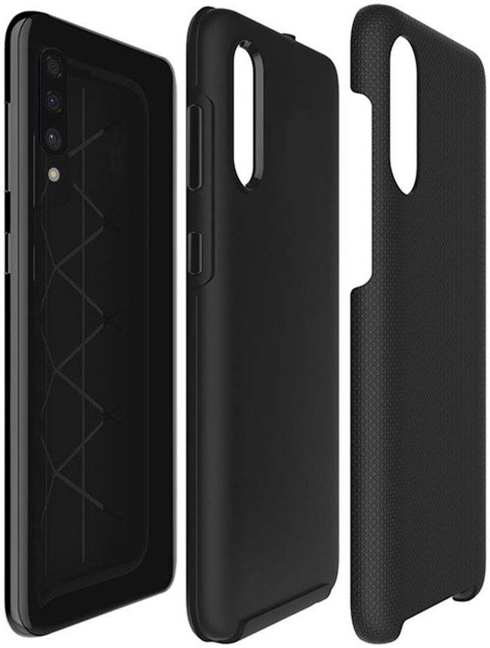 Eiger North Case Hybride Back Cover Samsung Galaxy A50 Hoesje Zwart afbeelding 5
