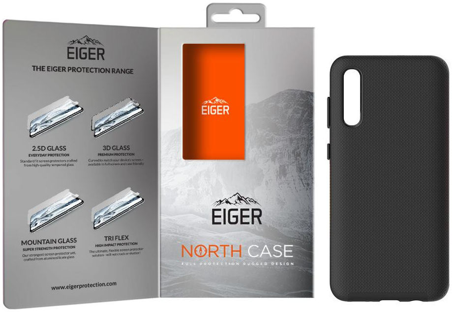 Eiger North Case Hybride Back Cover Samsung Galaxy A50 Hoesje Zwart afbeelding 8