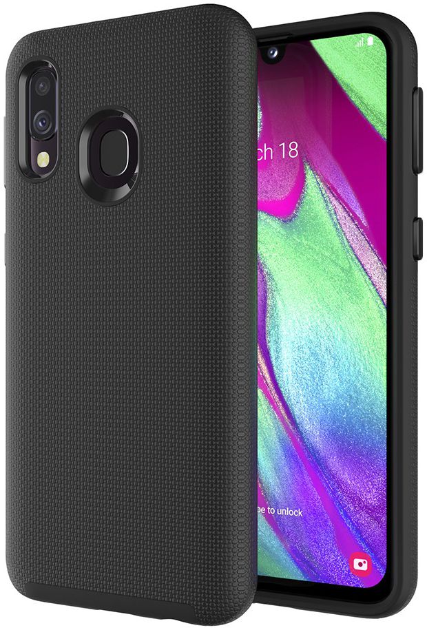 Eiger North Case Hybride Back Cover Samsung Galaxy A40 Zwart afbeelding 1