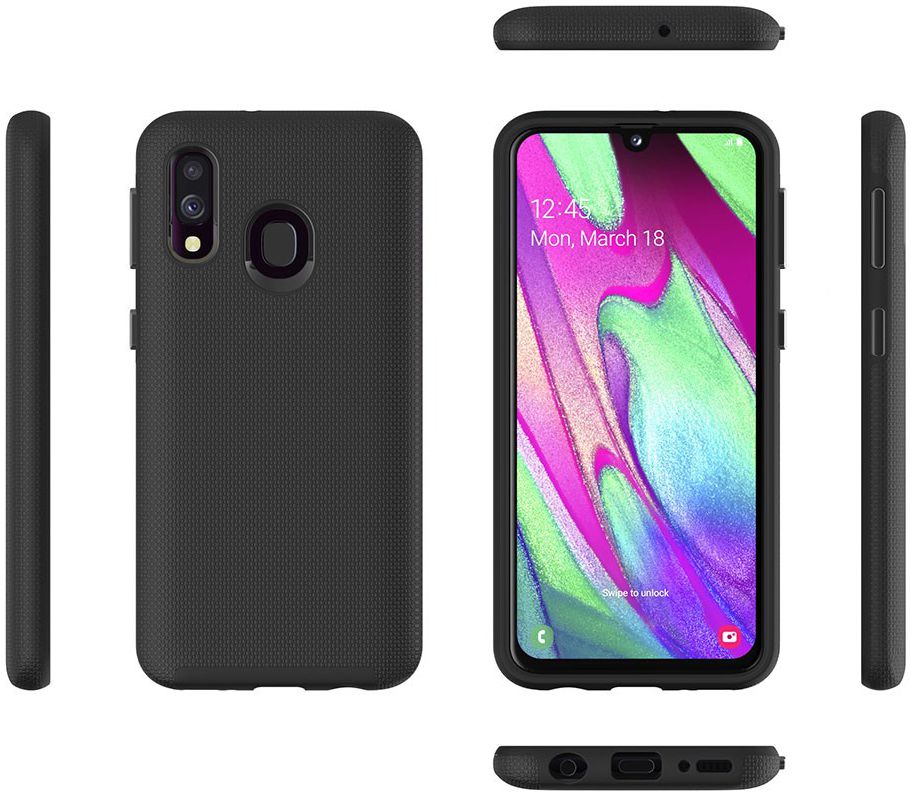 Eiger North Case Hybride Back Cover Samsung Galaxy A40 Zwart afbeelding 4