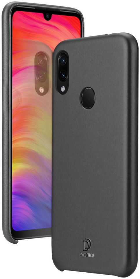 Dux Ducis Skin Lite Kunstleren Coating Hoesje Redmi Note 7 Zwart afbeelding 4