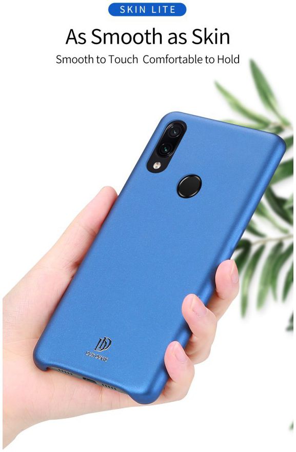 Dux Ducis Skin Lite Kunstleren Coating Hoesje Redmi Note 7 Blauw afbeelding 10