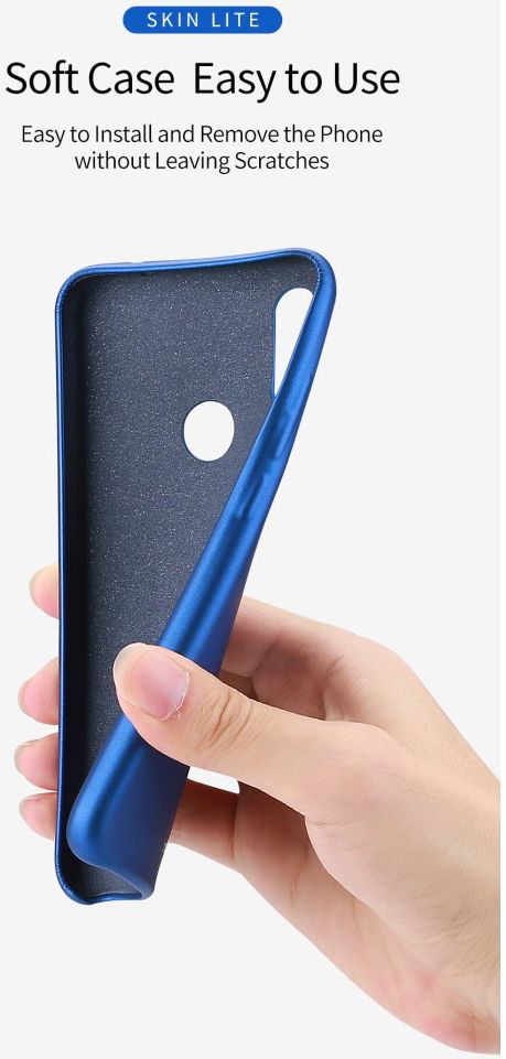 Dux Ducis Skin Lite Kunstleren Coating Hoesje Redmi Note 7 Blauw afbeelding 11
