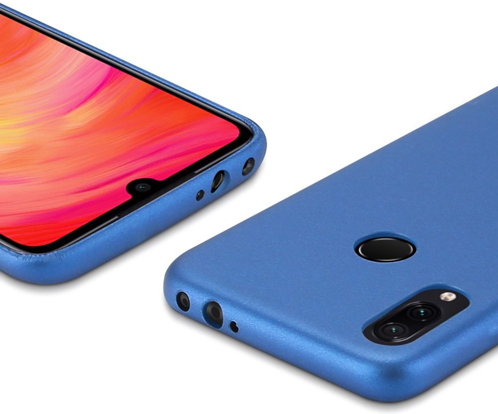 Dux Ducis Skin Lite Kunstleren Coating Hoesje Redmi Note 7 Blauw afbeelding 5