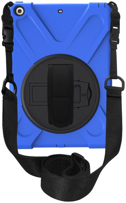 Apple iPad 2017 / 2018 / Air / Air 2 Hybrid Hoesje met Kickstand Blauw afbeelding 3