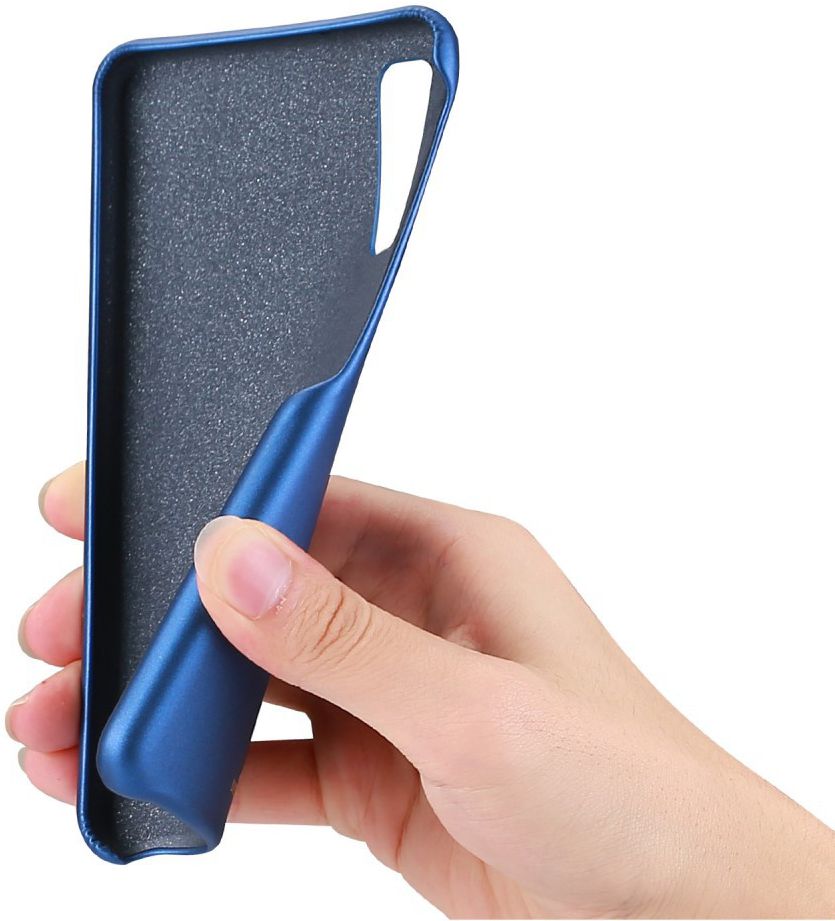 Dux Ducis Skin Lite Kunstleren Coating Hoesje Galaxy A7 (2018) Blauw afbeelding 4