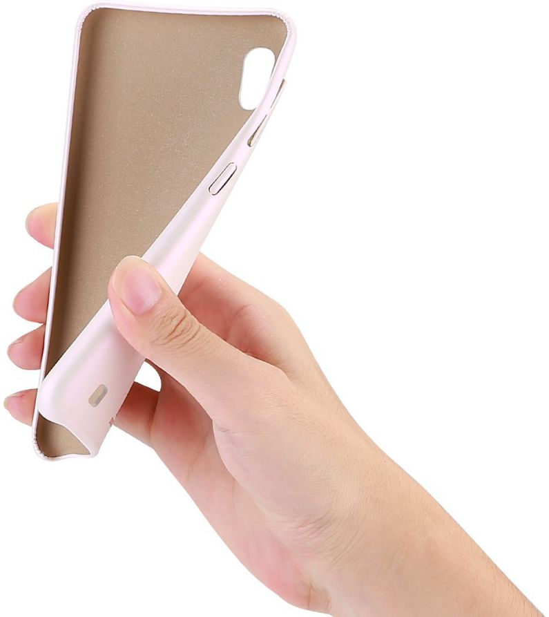 Dux Ducis Skin Lite Kunstleren Coating Hoesje Galaxy A10 Roze afbeelding 4