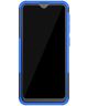 Samsung Galaxy A20e Robuust Hybride Hoesje Blauw