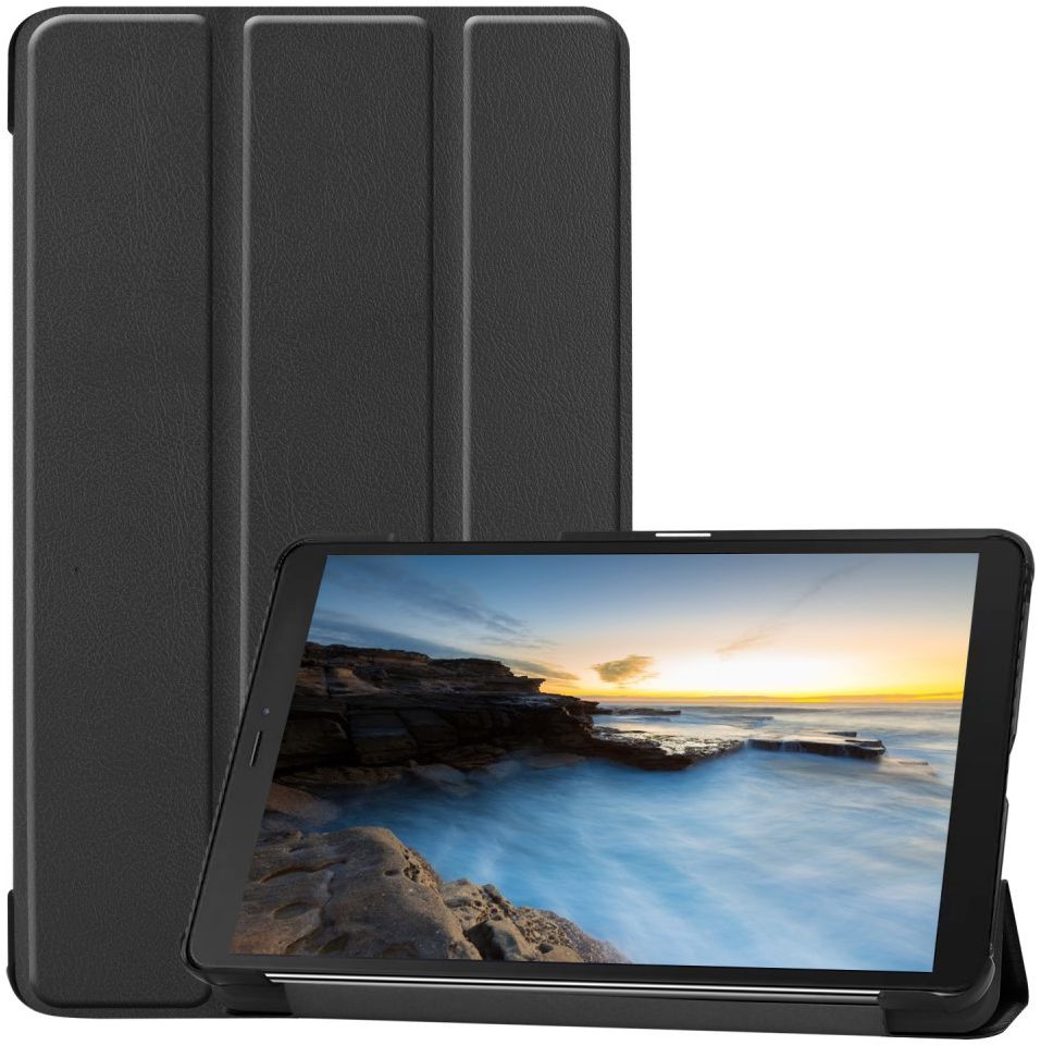 Samsung Galaxy Tab A 8 (2019) Tri-Fold Front Cover Zwart afbeelding 1