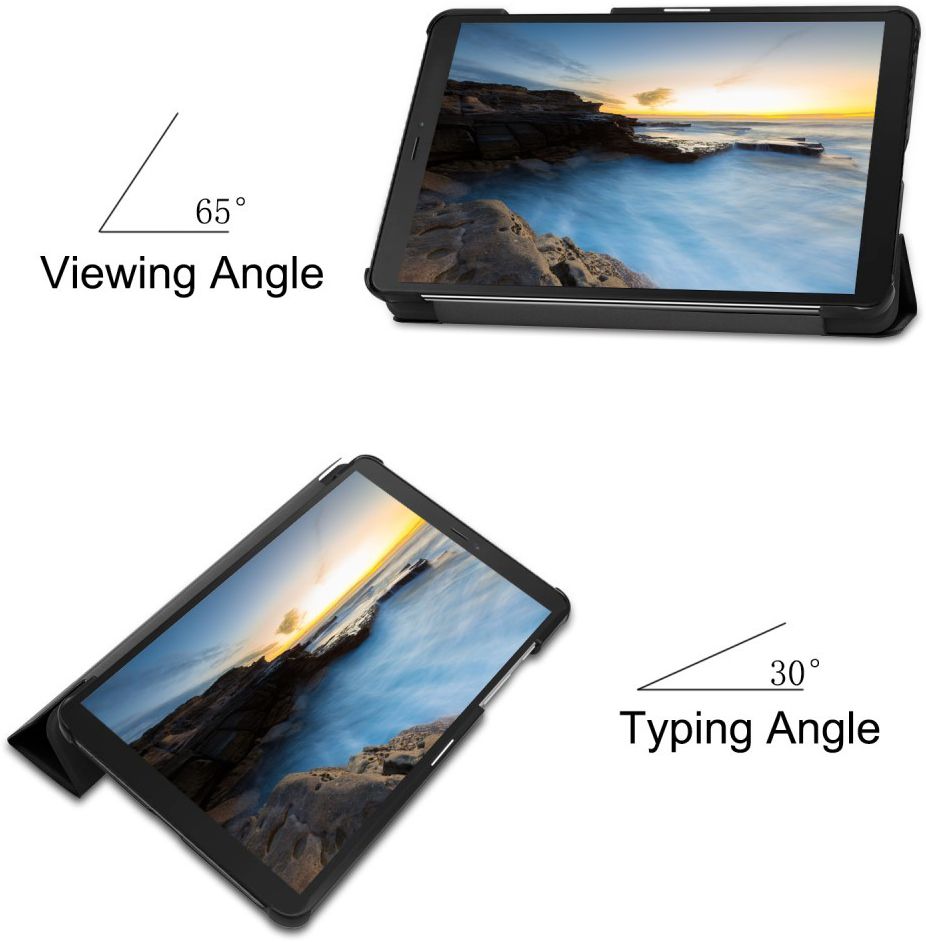 Samsung Galaxy Tab A 8 (2019) Tri-Fold Front Cover Zwart afbeelding 5