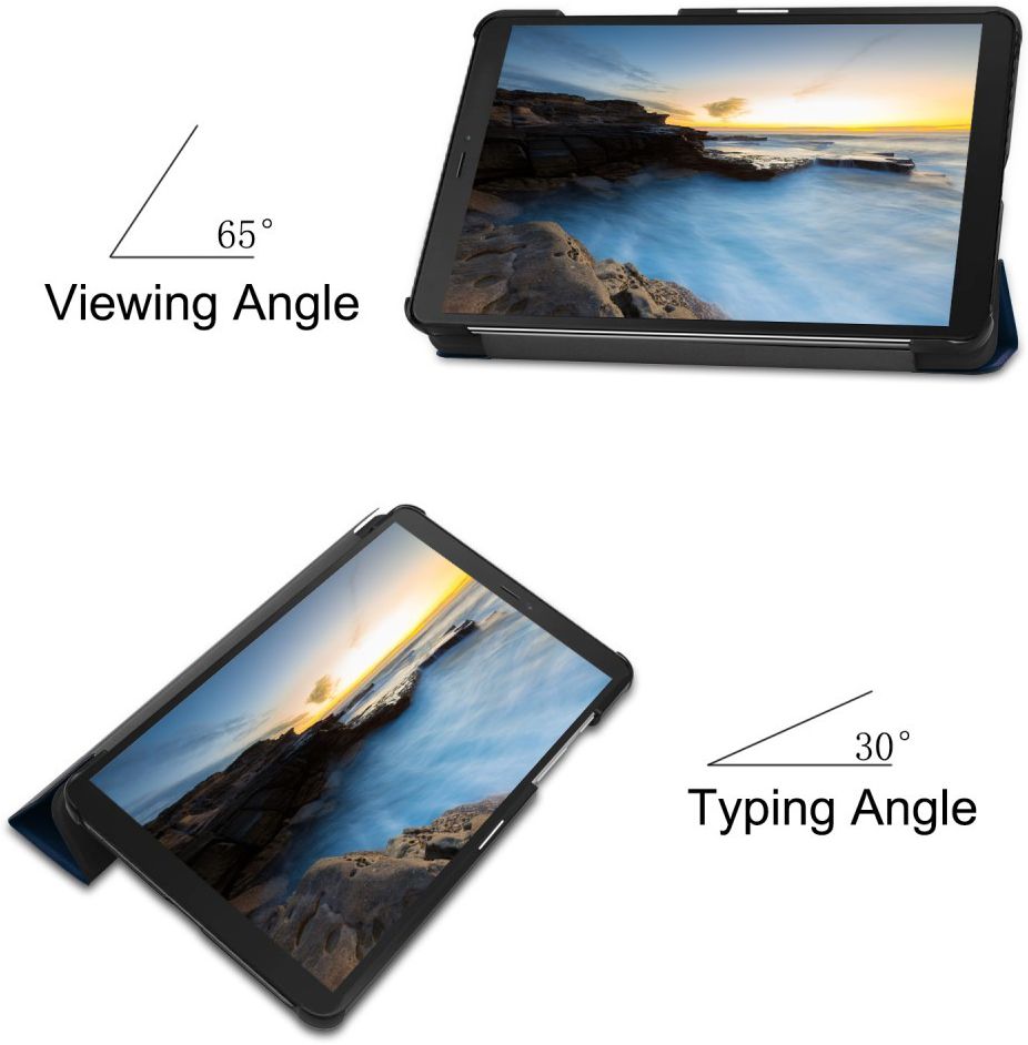 Samsung Galaxy Tab A 8 (2019) Tri-Fold Front Cover Blauw afbeelding 5