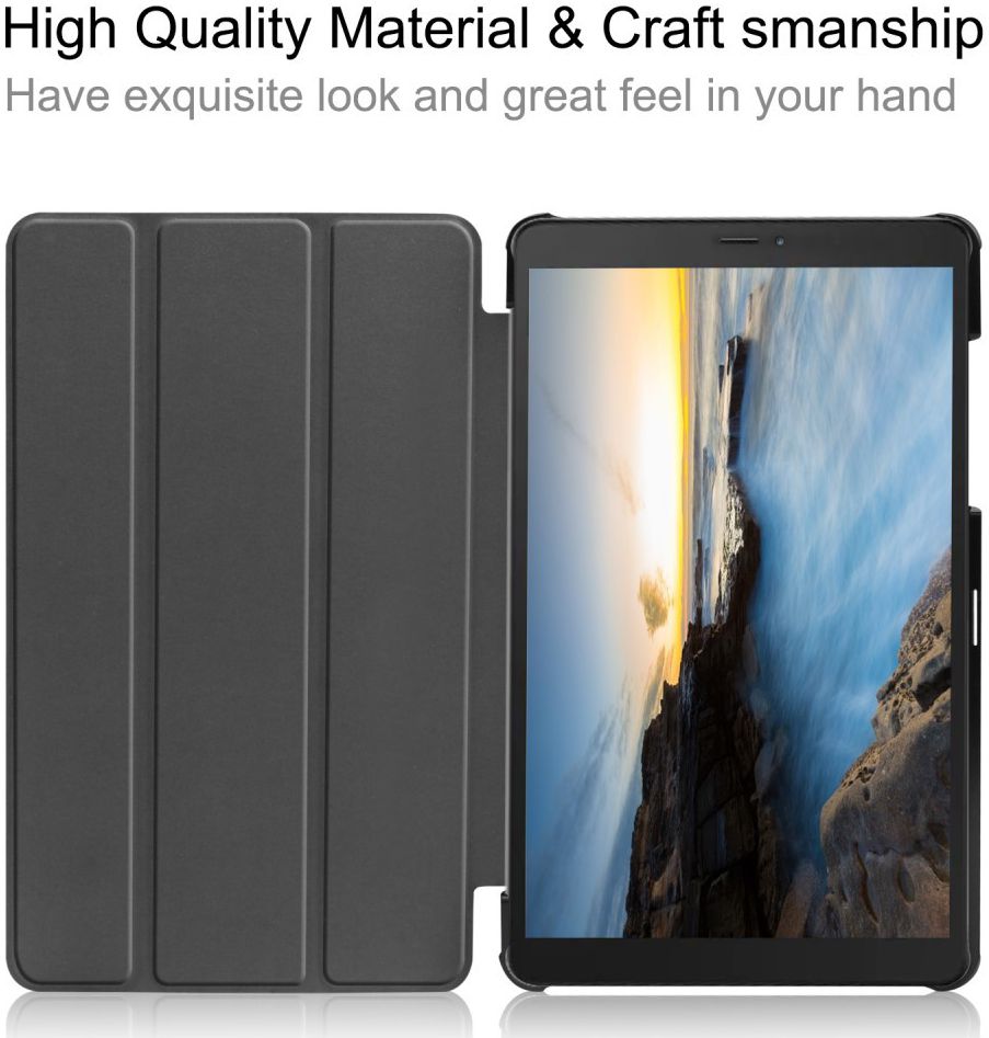 Samsung Galaxy Tab A 8 (2019) Tri-Fold Front Cover Blauw afbeelding 8